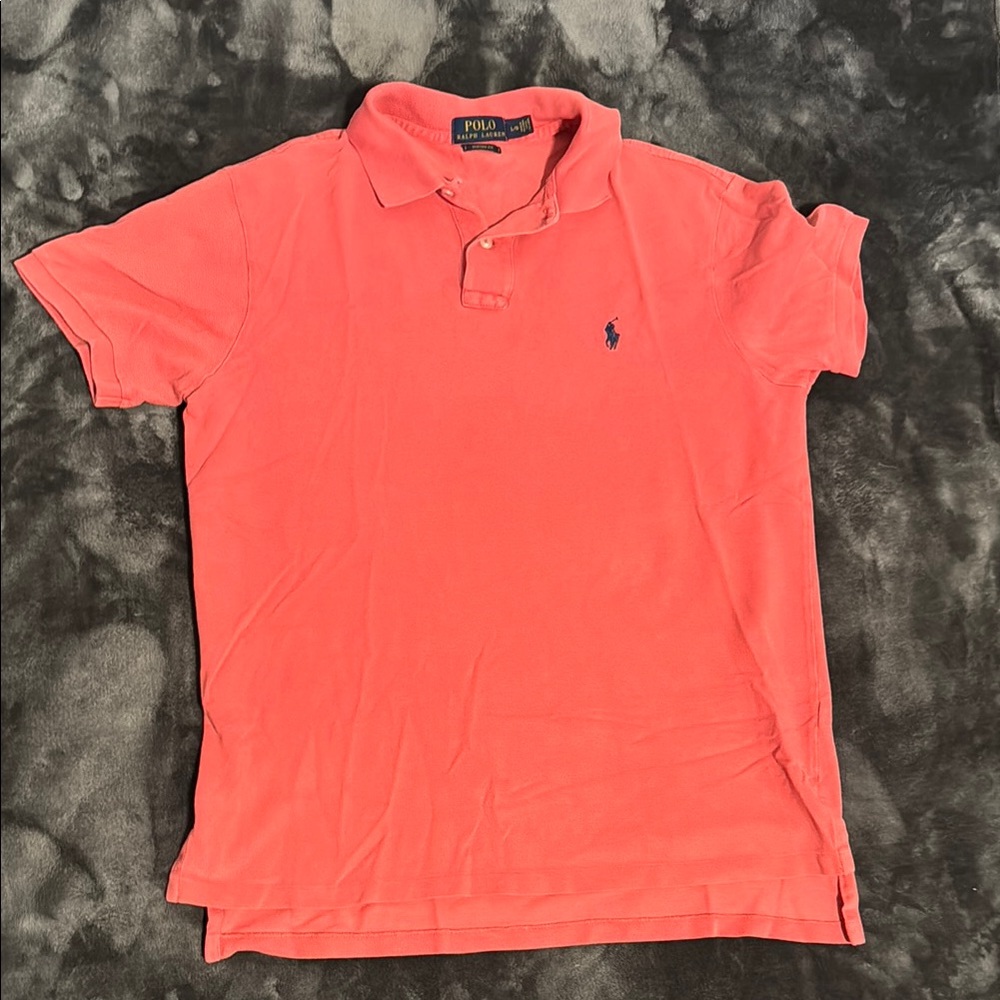 Polo by Ralph Lauren Men's Coral Polo Shirt